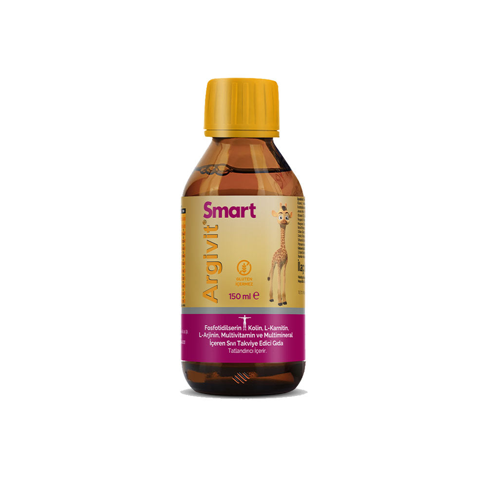 Argivit Smart Syrup – 150 ml Combo of 6 | Brain Development, Learning, Focus & Immunity Support