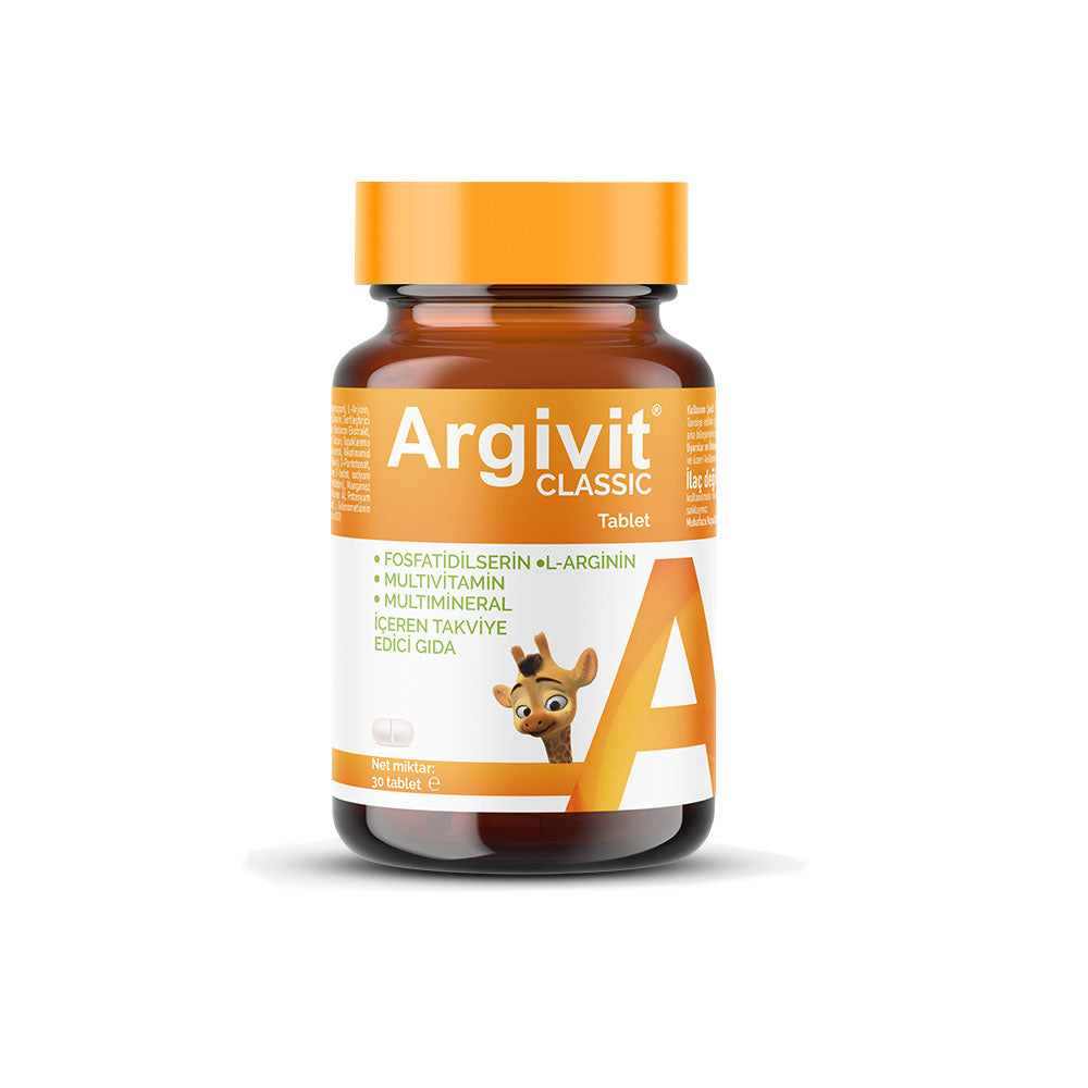 Argivit® Classic 30 Tablets – Daily Multivitamin & Mineral Support for Immunity, Energy & Growth