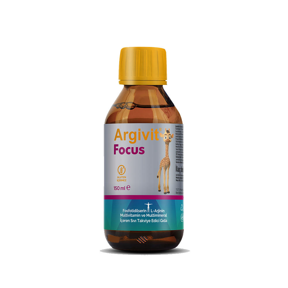 Argivit Focus Syrup 150ml Combo of 3 | Memory & Concentration Booster | Brain Support for Kids & Adults