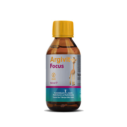 Argivit Focus Syrup 150ml Combo of 3 | Memory & Concentration Booster | Brain Support for Kids & Adults