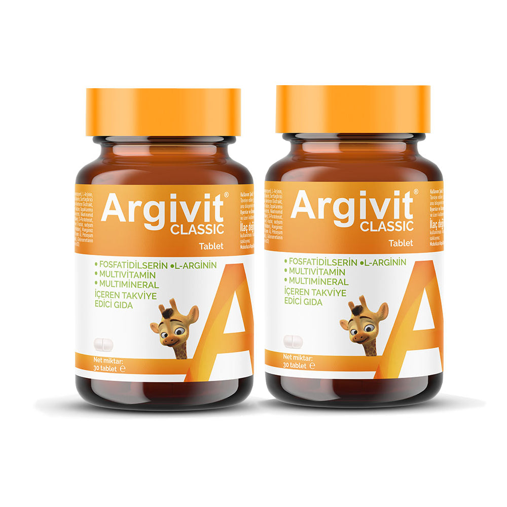 Argivit® Classic 30 Tablets Combo of 2 – Daily Multivitamin & Mineral Support for Immunity, Energy & Growth
