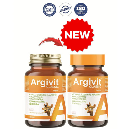 Argivit® Classic 30 Tablets Combo of 2 – Daily Multivitamin & Mineral Support for Immunity, Energy & Growth