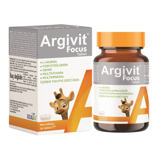 Argivit Focus Combo Pack – 2 Tablets + 1 Syrup for Cognitive Health, Focus & Mental Performance