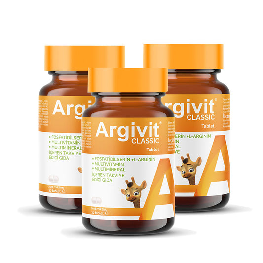 Argivit® Classic 30 Tablets Combo of 3 – Daily Multivitamin & Mineral Support for Immunity, Energy & Growth