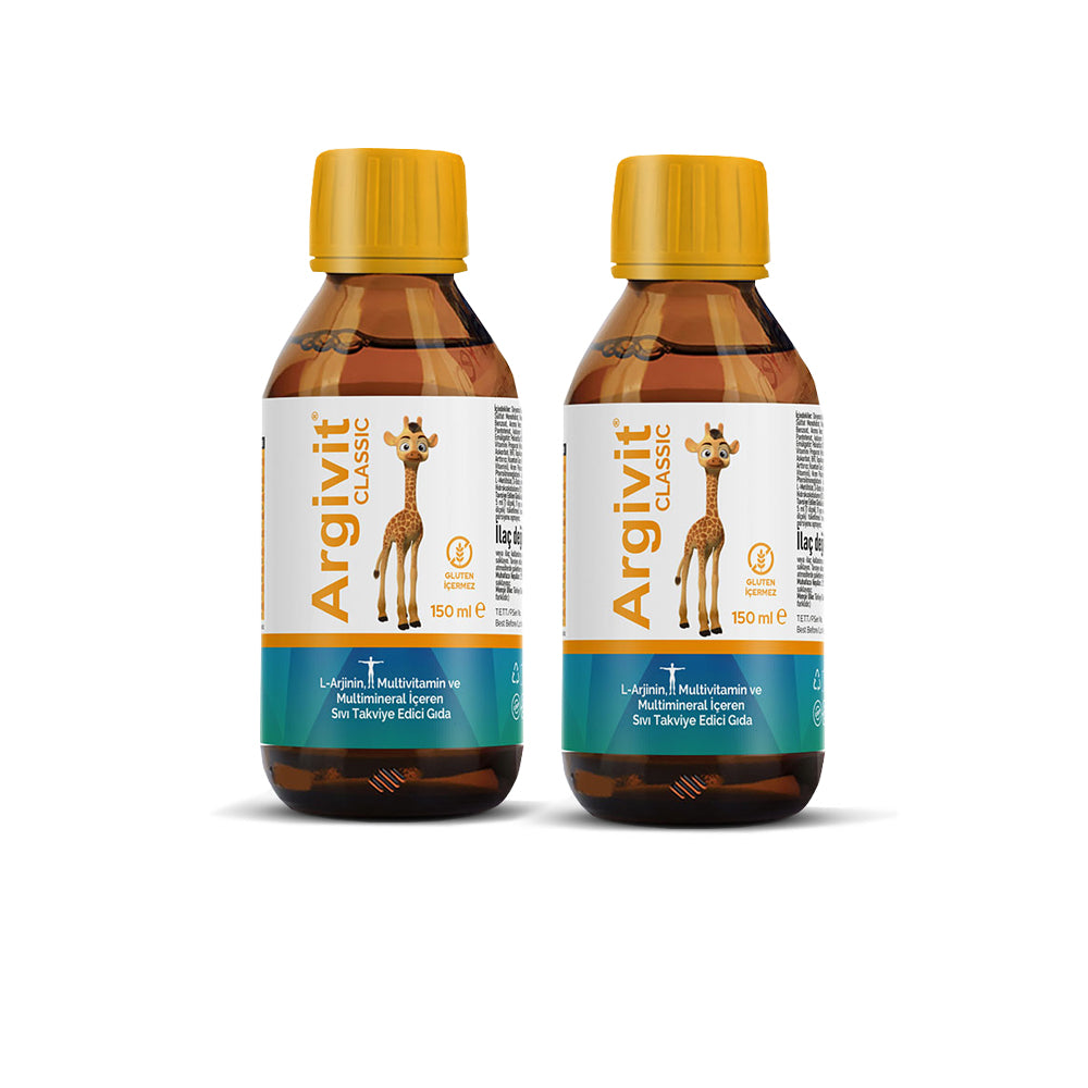 Argivit® Classic Syrup 150ml  Combo of 2 – Multivitamin & Amino Acid Syrup for Immunity, Growth, Energy & Appetite Support