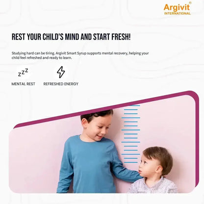 Argivit Smart Syrup – 150 ml Combo of 3 | Brain Development, Learning, Focus & Immunity Support