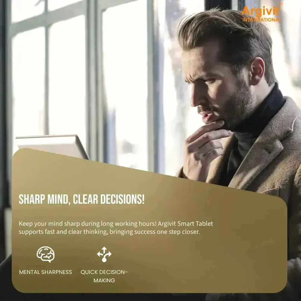 Argivit® Smart Tablets – 30 Tablets | Brain Development, Memory, Focus & Immunity Support