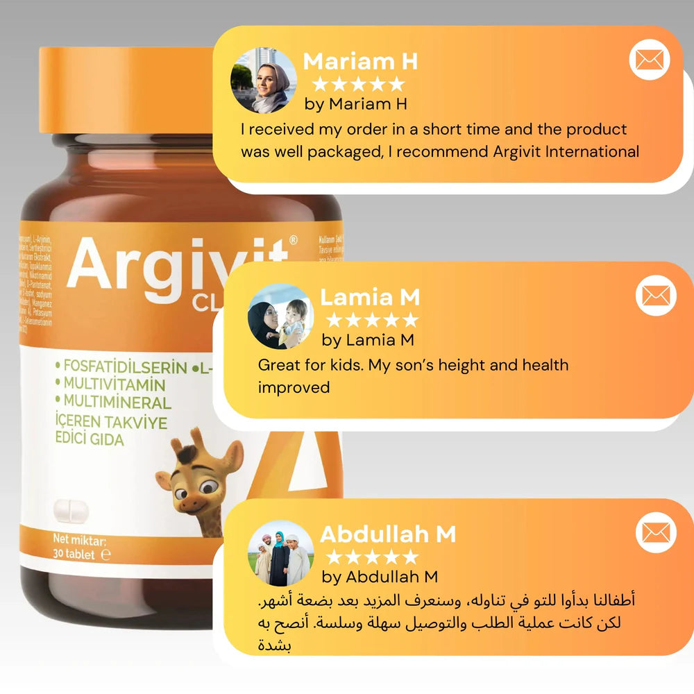 Argivit® Classic 30 Tablets – Daily Multivitamin & Mineral Support for Immunity, Energy & Growth