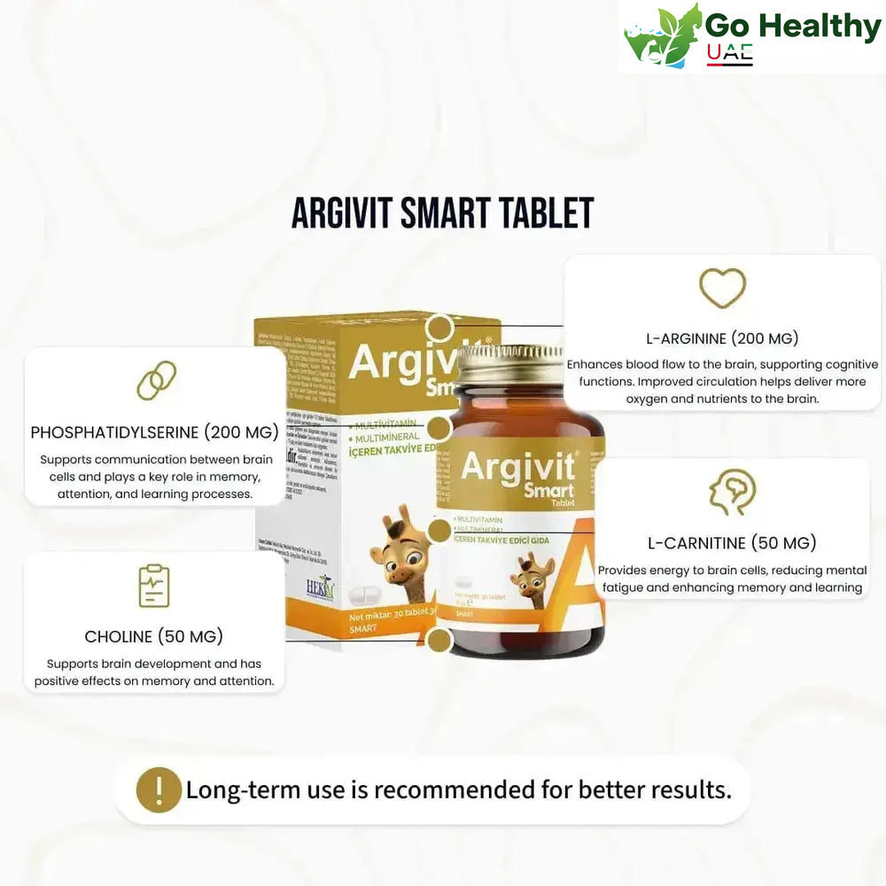 ⭐ Argivit® Smart Combo Pack – 2 Syrups + 1 Tablet | Brain, Immunity & Growth Support
